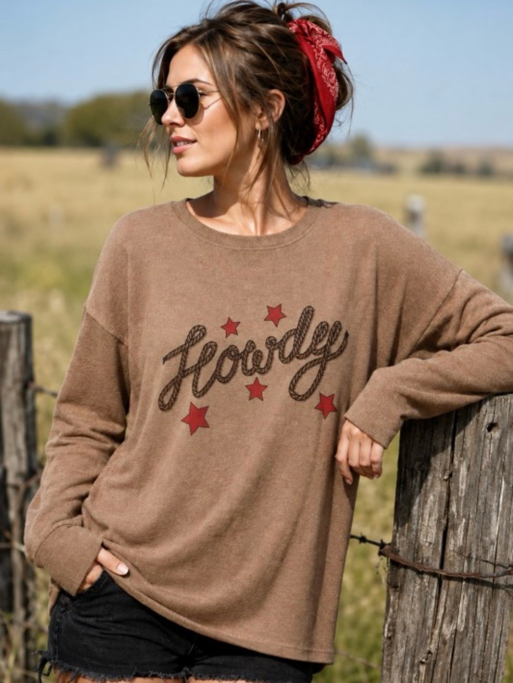 Howdy Fuzzy Pullover